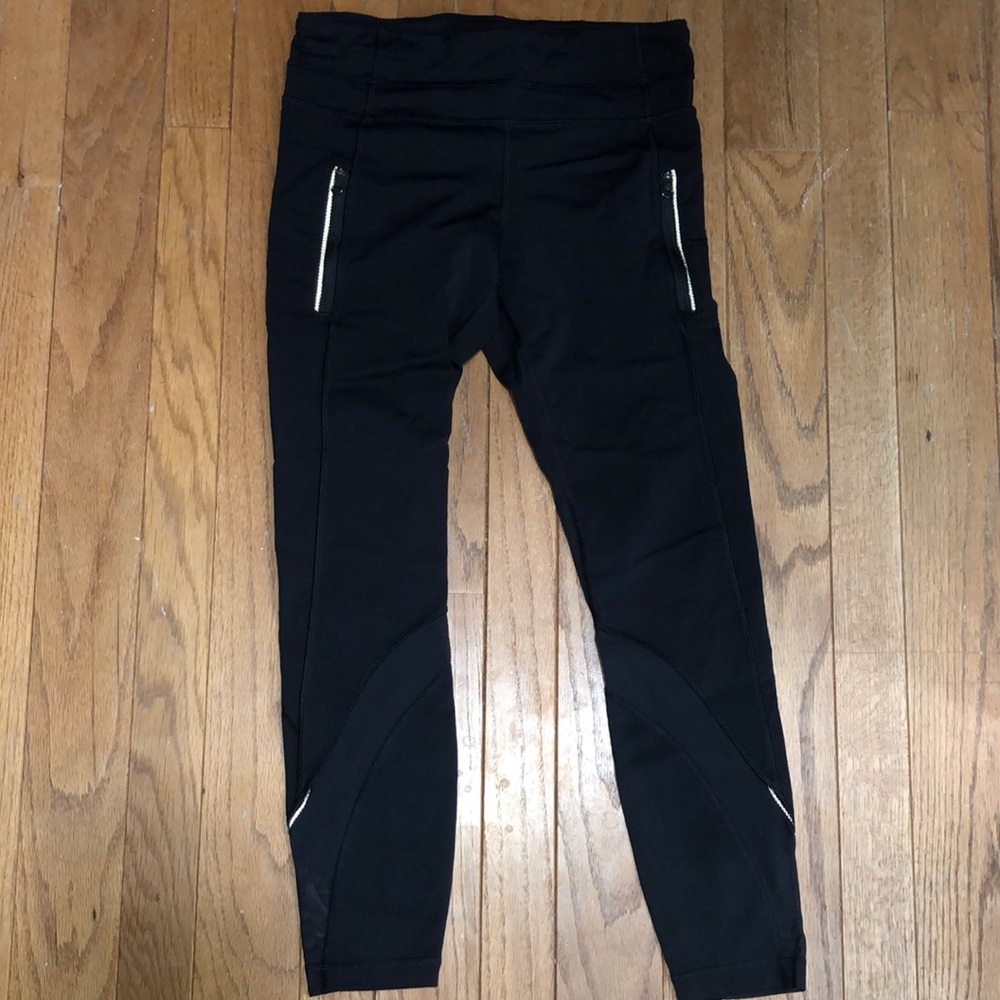 Lululemon Leggings With Mesh Detail